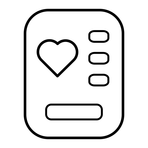 Cartoon vending machine showing buttons and a heart